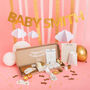 White And Gold Baby Shower In A Box, thumbnail 1 of 5
