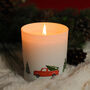 Christmas Truck Scented Natural Wax Candle, thumbnail 1 of 6