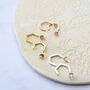 Minimal Geometric Hexagon Hoops, thumbnail 1 of 5