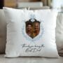 Personalised Dad And Father's Day Blue Crest Photo Cushion, thumbnail 7 of 10