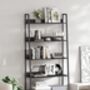 Ladder Shelf Industrial Living Room Bedroom Bookshelf, thumbnail 4 of 12