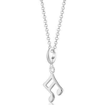 Child's Sterling Silver Music Note Necklace, 3 of 7