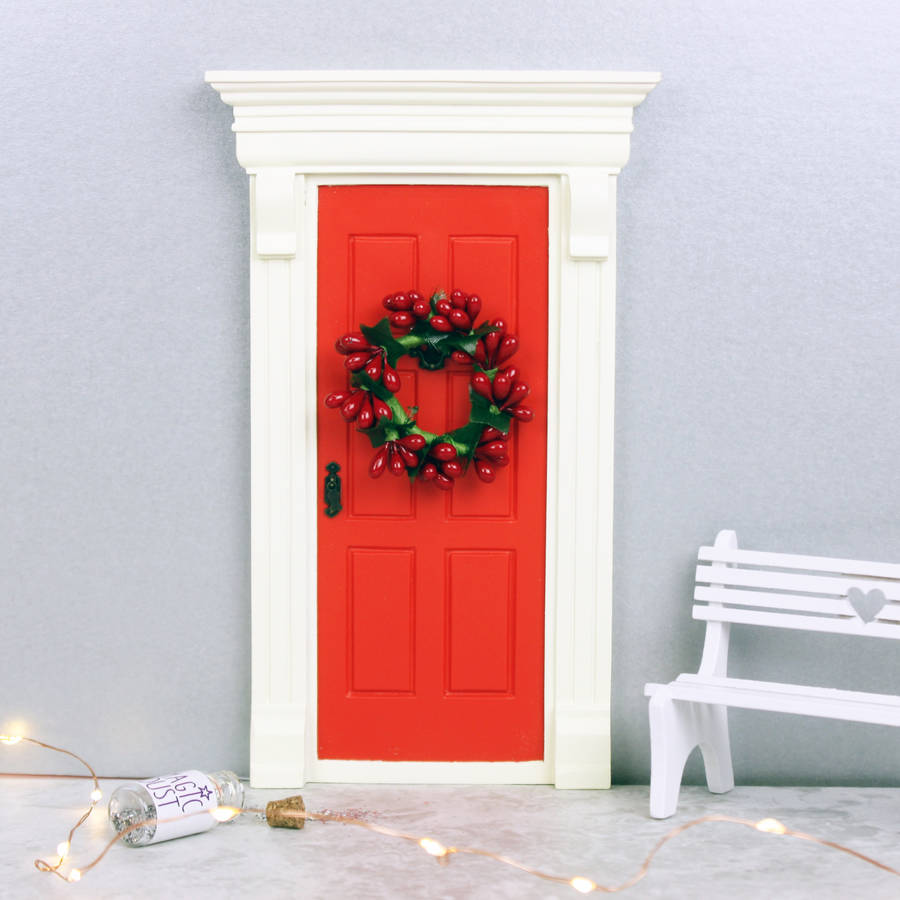 My Red Elf Door