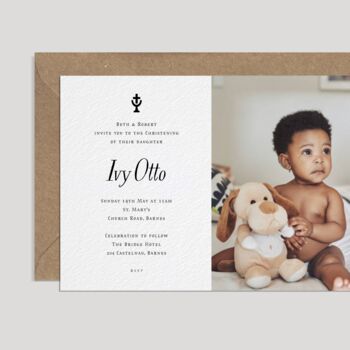 Holy Water Christening Invitations, 2 of 3