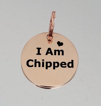 Tiny 20mm Cat ID Tags, Heart Or Round, 2 of 7
