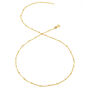 18k Gold Vermeil Plated Engravable Azurite Necklace, thumbnail 5 of 6