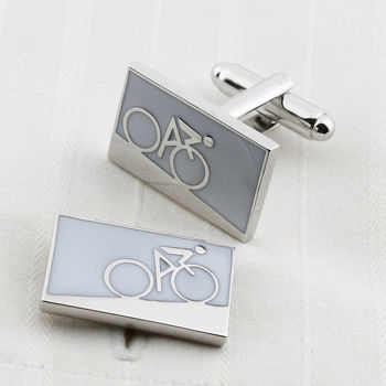 Cycling Cufflinks Uphill And Downhill, 4 of 6
