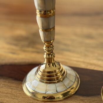 Set Of Two Vintage Style Tapered Candle Holder, 6 of 7