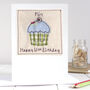 Personalised 16th Birthday Cupcake Card For Girl, thumbnail 1 of 8