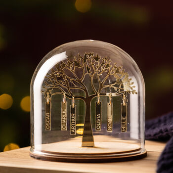 Personalised Family Tree Dome Decoration Additional Tag, 5 of 5