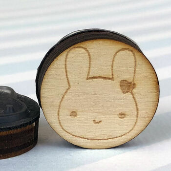 Bunny And Panda Kawaii Polymer Stamp Set, 3 of 7