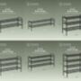 Metal Shoe Rack Shoe Organiser With Side Hooks, thumbnail 2 of 7