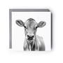 Jersey Cow Countryside Greetings Hand Drawn Greeting Card, thumbnail 2 of 5