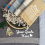 Personalised Kitchen Towels, Pack Of Five, thumbnail 5 of 9