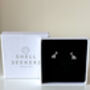 Sterling Silver Giraffe Stud Earrings, thumbnail 2 of 7