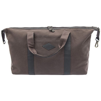 Waxed Canvas And Leather Duffle Bag, 6 of 11