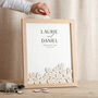 Modern Elegance Drop Top Frame Wedding Guest Book, thumbnail 2 of 5