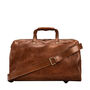 Personalised Mens Wheeled Leather Travel Bag. 'Dino L', thumbnail 5 of 11