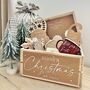 Personalised Christmas Eve Wooden Crate, thumbnail 1 of 7