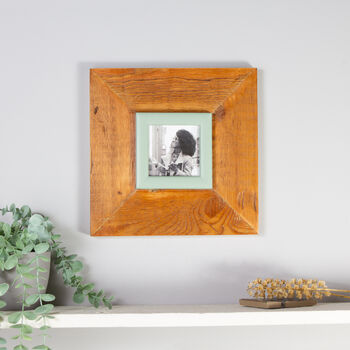 Reclaimed Wooden Photo Frame Handmade In The UK, 5 of 7