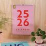 2025–2026 Academic Year Calendar | Colourburst | August Start | A4, thumbnail 1 of 7