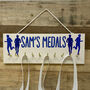 Personalised Running Medals Board Blue, thumbnail 1 of 2