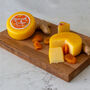 Apricot And Ginger Cheddar Cheese Truckle 200g, thumbnail 2 of 3