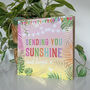 Festival Sending You Sunshine Card, thumbnail 2 of 2