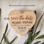 Save The Date Personalised Fridge Magnet Wedding Invite, thumbnail 5 of 12