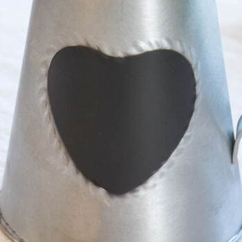 Tin Heart Pitcher Jug Gift, 4 of 8
