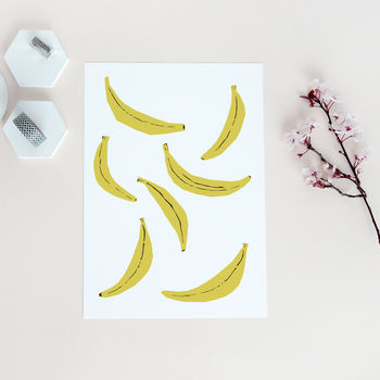 Banana Print, Kitchen Art, 2 of 4
