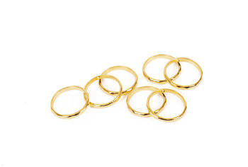 Gold Vermeil Eternity Ring, 6 of 12