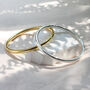 Sterling Silver Or 18ct Gold Plated Chunky Bangle, thumbnail 5 of 7