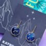Official Acotar Velaris Starfall Gold Earrings, thumbnail 2 of 4