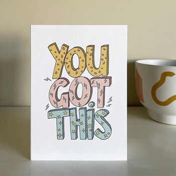 You Got This Graffiti Style Greeting Card, 2 of 4