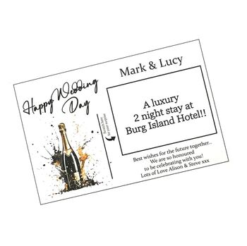 Personalised Wedding Gift Wallet, Money Or Voucher Envelope, 11 of 11