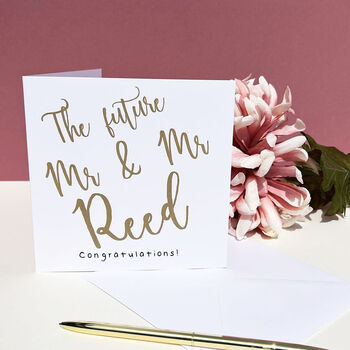 Personalised Engagement Card, 5 of 7