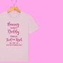 'Mummy And Daddy Finally Tied The Knot' Boys/Girls Wedding T Shirt, thumbnail 2 of 12