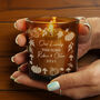Personalised Pumpkin Pumpkins Amber Glass Candle, thumbnail 2 of 5