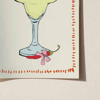 Spicy Marg Margarita Cocktail Print, 5 of 12