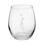 Personalised Female Basketball Player Engraved Glass, thumbnail 4 of 6