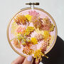 Pale Pink Embroidered Hoop, thumbnail 2 of 7
