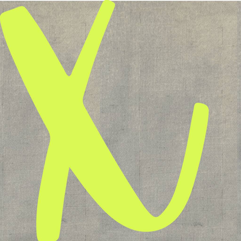 Hand Painted Alphabet Initial Linen Table Napkins, 1 of 12