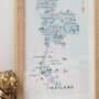 Thailand Illustrated Map, thumbnail 3 of 5