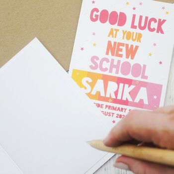 Good Luck At Your New School Card, 5 of 5