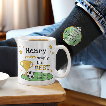Personalised Simply The Best Mug And Socks Set, 3 of 5
