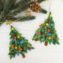 Handmade Glass Christmas Tree Decoration, thumbnail 3 of 6