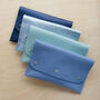 Personalised Leather Clutch Bag, thumbnail 2 of 12