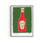 Ketchup Hand Painted Art Print, thumbnail 6 of 6