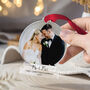 Personalised First Christmas Married Photo Ornament Gift, thumbnail 10 of 11